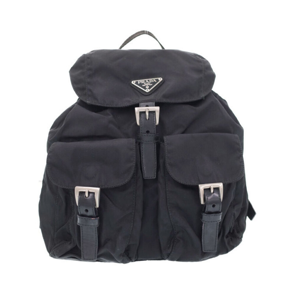 Prada Black Pocket Daybag Tessuto Rucksack Two Backpack - Picture 2 of 9